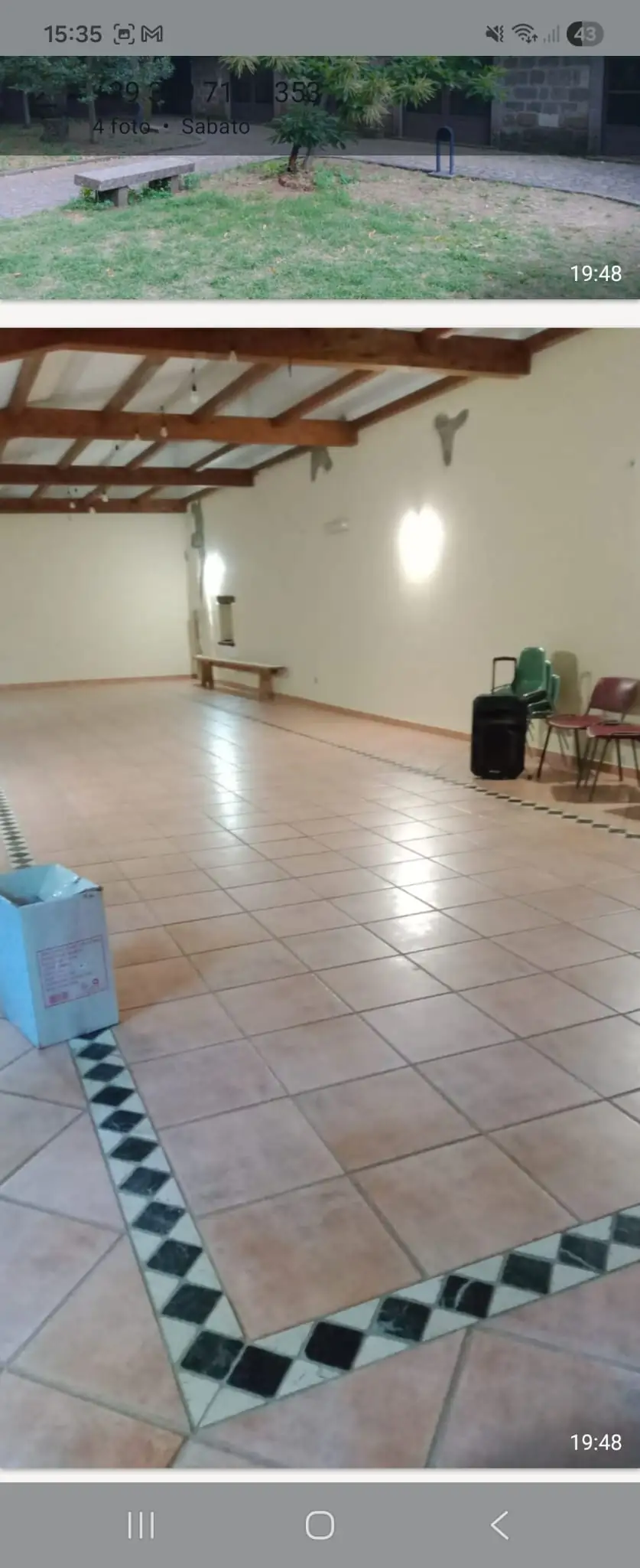 Presidio di pulizia durante la manifestazione