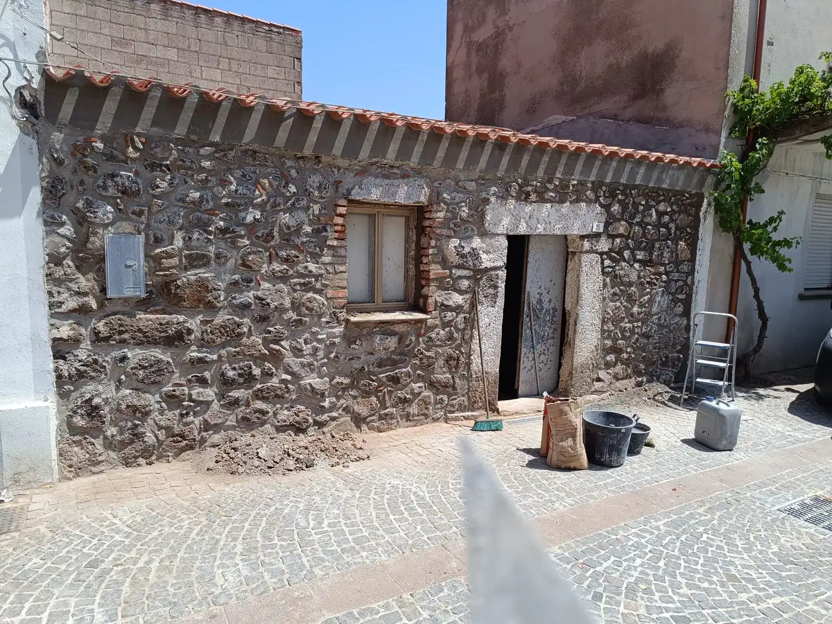 Preparazione della muratura in pietra